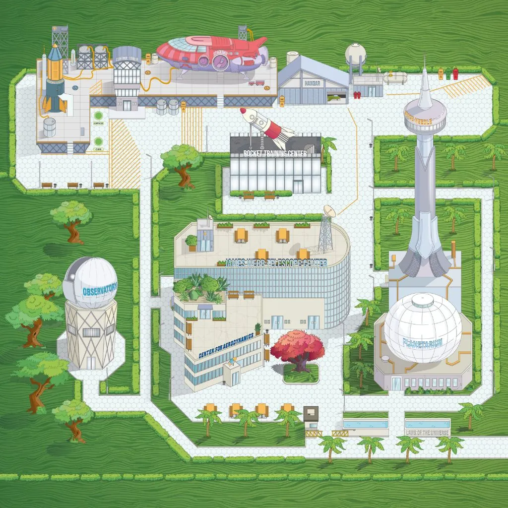 Laws of the Universe themed campus