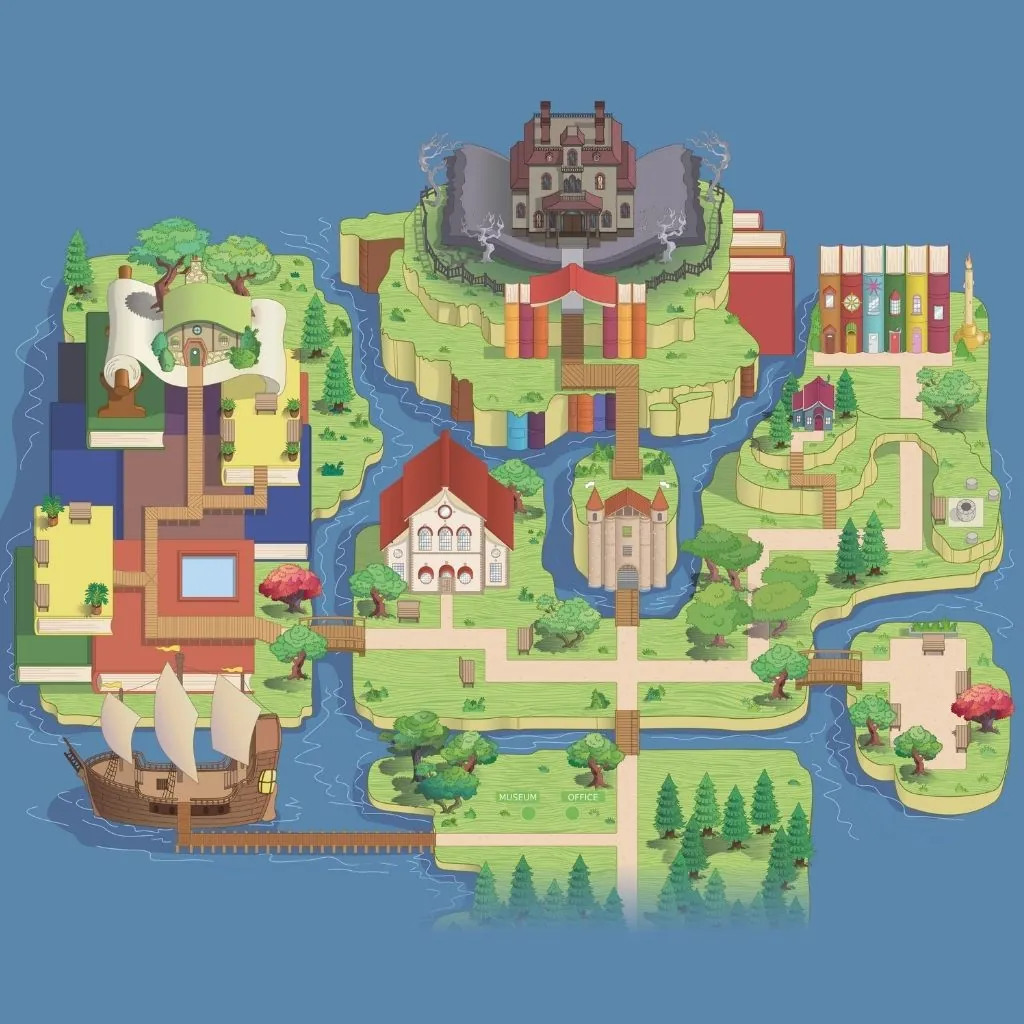 Storytelling themed campus